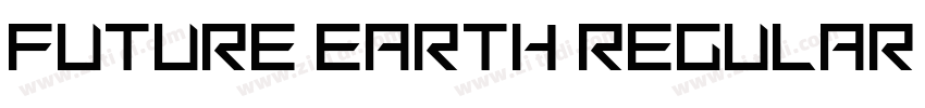 Future Earth Regular字体转换